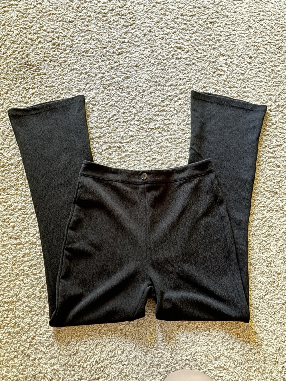 Black High-Rise Flared Trousers size M